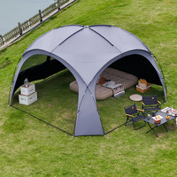 Tente pliante monocouche imperméable à l'eau, équipement de camping en plein air multi-usage pour le glamping