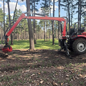 Machines forestières <span class=keywords><strong>Tracteur</strong></span> à bois de canne à sucre <span class=keywords><strong>Grue</strong></span> à attelage <span class=keywords><strong>3</strong></span> <span class=keywords><strong>points</strong></span> avec stabilisateur de type W - Product Image 4