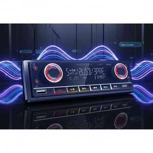 Nuovo Arrivo Autoradio 1 DIN con Sistema TBE, <span class=keywords><strong>Lettore</strong></span> MP3, Trasmettitore FM, Connessione USB, ID3, EQ, Uscita Subwoofer, Ricarica Telefono Tipo C - Product Image 3