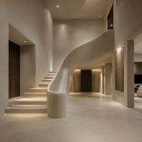 Microciment décoratif haut de gamme pour sols, murs et plafonds intérieurs, imperméable, sans joint, style industriel, revêtement en microbéton