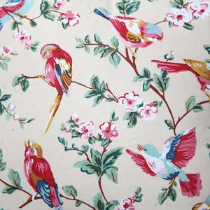 Flor aves patrón liso <span class=keywords><strong>de</strong></span> lona <span class=keywords><strong>de</strong></span> algodón funda <span class=keywords><strong>de</strong></span> almohada funda <span class=keywords><strong>de</strong></span> cojín para sofá - Product Image 4