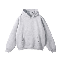 Pull-over décontracté pour homme, personnalisé avec logo, grande taille, écologique, respirant, avec poches, en coton épais, couleur unie