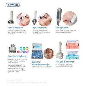 <span class=keywords><strong>BOWKET</strong></span> professionnel 5 en 1 microdermabrasion diamant lueur dispositif facial usage domestique équipement de soins de la peau de bureau prise américaine pour le visage - Product Image 5