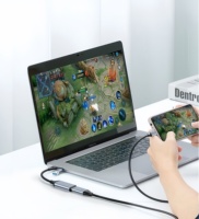 Carte de capture vidéo compacte USB3.0/USB C en alliage d'aluminium, 1080P 60fps, enregistreur vidéo et audio en temps réel, caméra, streaming, ordinateur portable