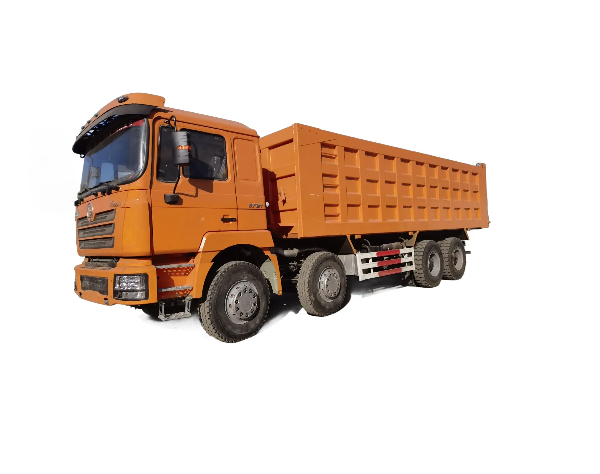 Chất lượng cao được sử dụng 8*4 sinotruk HOWO Dump xe tải thấp Mileage thích hợp cho một loạt các kịch bản xây dựng