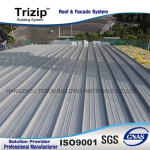 Sistema di <span class=keywords><strong>Copertura</strong></span> Metallica a Giunzione Verticale, Pannello per Tetti e Rivestimenti in Acciaio Colorato Al-Mg-Mn - Product Image 5