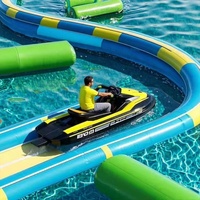 Tube flottant gonflable pour jet ski et bateaux, barrière flottante pour jet ski aquatique