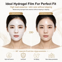 Masque facial en feuille hydratant et apaisant au collagène PDRN, anti-âge, bio, sur mesure, pour fabricants OEM