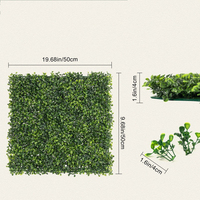 Panneau mural en herbe artificielle Milan, en plastique, écologique, durable, gazon vert dense, toile de fond pour mariage, vitrine de magasin