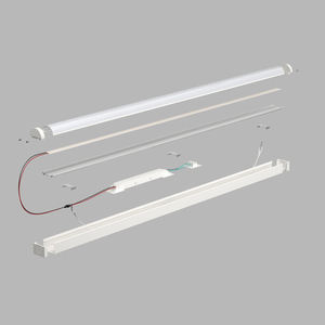 High Efficiency 120lm/W <b>LED</b> Batten <b>Light</b> 2ft 4ft 5ft 18W 38W 55W Linear <b>Ceiling</b> <b>Light</b> IP20 CRI>80 for Warehouse Tube <b>Lights</b> - Product Image 3