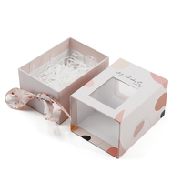 Luxuriöse Schubladenbox-Verpackung Weihnachtsgeschenkboxen mit Band für Schönheitsprodukte