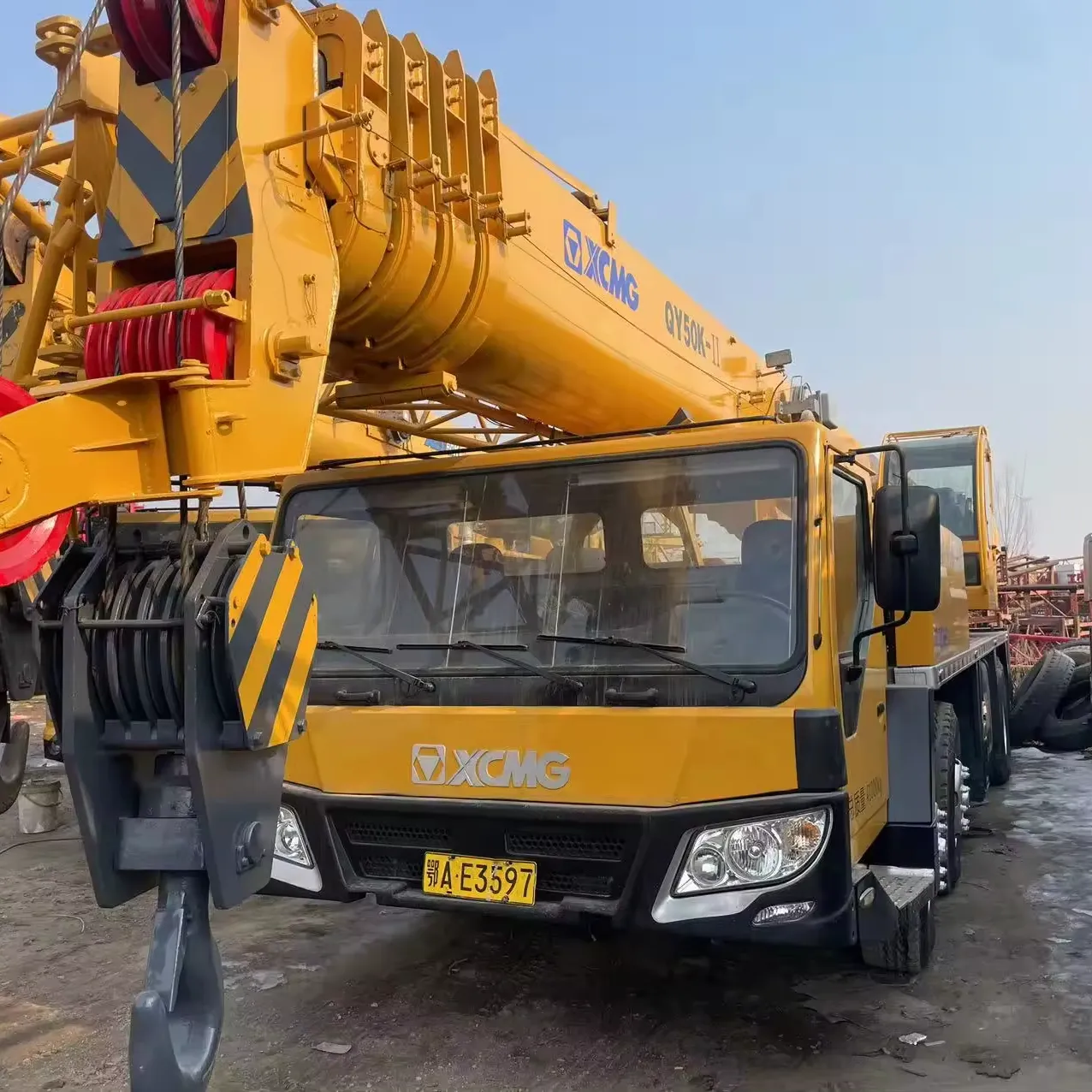 Used 50 ton China original X-CM-G QY50KA mobile truck crane  used crane QY50K-II truck 55 ton crane for sale