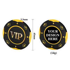 Fichas de póquer de arcilla antifalsificación con código QR y marcado UV, ficha de seguridad de denominación personalizada para jugadores de <span class=keywords><strong>casino</strong></span> y póquer - Product Image 5