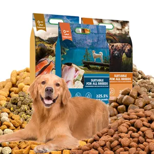 Free Sample Custom Flavors Shapes Protein Content 18% -45% All Age Dry Pet Dog Food