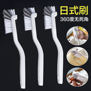 <b>Cup</b> Brush Nylon Bristles PP Handle For Kitchen Cleaning Tools White Gray Color Set - Product Image 4