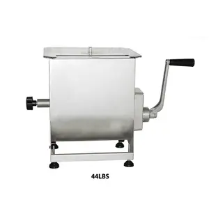 44 Pounds manual Meat Mixer with Stainless Steel Hopper