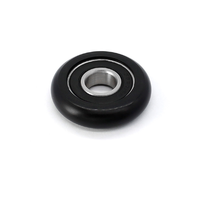 Rouleau de guidage en caoutchouc souple 8x22x7mm avec roulement 608 recouvert de polyuréthane (PU) pour porte coulissante et convoyeur