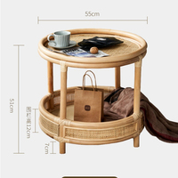 Chaise longue en rotin scandinave Chaise d'appoint en bois minimaliste pour le salon Lecture confortable ou loisirs