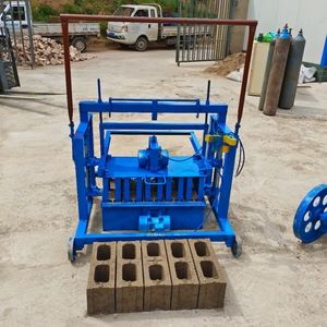 Cost-Effective Dual-Power (Diesel/Electric) Crushed Stone Cement <strong>Brick</strong> <strong>Block</strong> Making Machine (Model 3-45) - Product Image 1