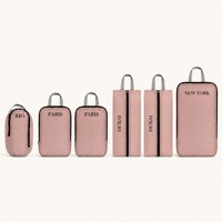 Cubes de compression pour bagages, lot de 6 pièces pour le voyage, accessoires de voyage, organiseurs de bagages extensibles