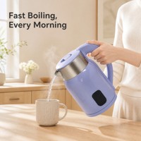 Bouilloire Électrique Instantanée en Acier Inoxydable à Prix Bas, 2,5 L, 1500 W, Double Couche, Résistante à la Chaleur, Utilisation Hôtelière, Automatique