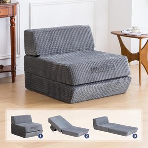 Canapé-<span class=keywords><strong>lit</strong></span> futon, chaise convertible et matelas de sol pour <span class=keywords><strong>lit</strong></span> d'appoint, dossier amovible pour salon et chambre à coucher - Product Image 1