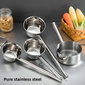 Yolecen Extra Dày Thép Không Gỉ Nước Múc Với Mở Rộng Xử Lý Lớn Súp Múc Cho Cháo Súp Nhà Bếp Nước Scoop - Product Image 4