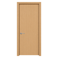 UL Certified Wooden Fireproof Door 20~90 Minutes Fire Rating Solid Core Timber Doors for Hotel Office and Apartment Buildings
