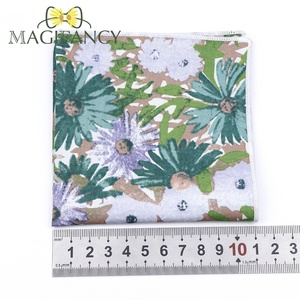 Mouchoir <span class=keywords><strong>vintage</strong></span> imprimé fleuri 23cm 100% coton mouchoir femmes hommes fête de mariage poche carré cadeau costume <span class=keywords><strong>cravate</strong></span> accessoire assorti - Product Image 2