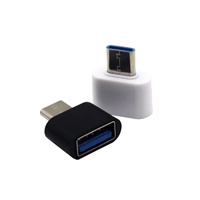 Convertisseur USB C vers USB Transmission de données rapide Chargeur adaptateur OTG en plastique