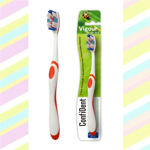 Cepillo de Dientes de Plástico Portátil, Cuidado Bucal Manual, Limpieza Efectiva, Cepillo de Dientes para Adultos con Cerdas Suaves - Product Image 1