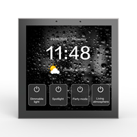 Panneau de commande intelligent multifonctionnel Tuya Zigbee avec écran tactile de 4 pouces pour système de maison intelligente, interrupteur mural