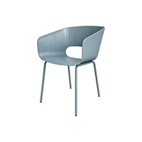 Chaise de visiteur minimaliste en plastique au design moderne pour bureaux et salles d'attente – Confortable et idéale pour la réception