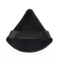 Éponge de maquillage triangulaire en micro-velboa doux de qualité supérieure avec ruban pour fond de teint et poudre – Vente en gros