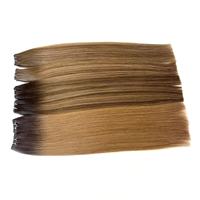Extensions de cheveux humains vierges Remy les plus vendues, blondes européennes, lisses, double épaisseur, trame invisible, douce, Genius Weft
