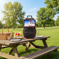 Haut-parleur portable pour fêtes Peak Power 500W, écran HD 10,1 pouces, tweeter 2 pouces, Android 12.0 / WiFi pour utilisation en extérieur, machine de karaoké