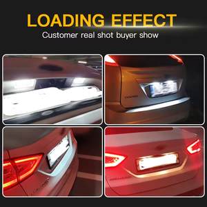 Luce targa a LED per Ford Fiesta Focus Kuga Mondeo Galaxy Ecosport Ranger <span class=keywords><strong>Explorer</strong></span> 6000K <span class=keywords><strong>bianco</strong></span> 18SMD lampada a LED - Product Image 4