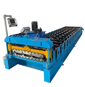 950 ขาตั้งรั้วโลหะชั้นเดียวคุณภาพสูงเย็บตะเข็บหลังคาสายคลาสสิกคลังสินค้าเครื่องขึ้นรูปม้วนแผ่นหลังคา - Product Image 5