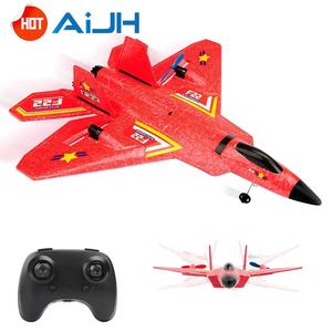 एआईजेएच आरसी प्लेन एफ22 रिमोट कंट्रोल प्लेन एवियोन्स डी एस्पुमा आरटीएफ <span class=keywords><strong>2</strong></span>.4 गीगाहर्ट्ज़ 6-एक्सिस जाइरो लाइट स्ट्रिप जेट फाइटर आरसी एयरप्लेन टॉय के साथ - Product Image 1