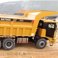 Camion benne à châssis large haute fiabilité SKT90S, châssis à faible contrainte, capacité de charge de 60 tonnes, pour l'exploitation minière