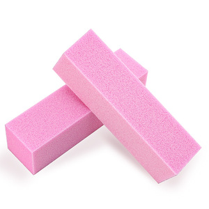 Lime à ongles en éponge colorée personnalisée, assortiment blanc et rose, bloc polissoir à ongles 4 faces pour manucure, fournitures de salon et d'art des ongles - Product Image 6