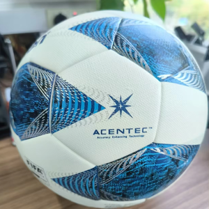 Ballon de football en cuir PU Feihong, vente chaude, thermocollé, modèle PU, écologique, durable, personnalisable avec votre logo - Product Image 4