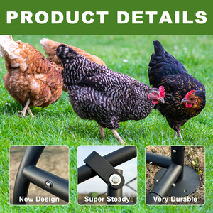 Nouvelles cages commerciales modernes d'extérieur pour lapins et poulets, avec toit galvanisé en pointe, pour poules, de fabrication chinoise - Product Image 5