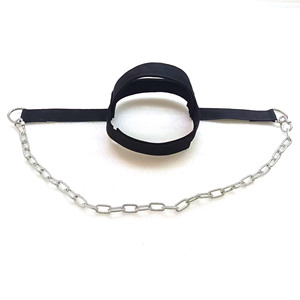 ZJFIT nueva llegada gimnasio fuerza entrenador cuello cabeza Arnés con cadena de acero levantamiento de pesas cabeza cuello arnés - Product Image 4