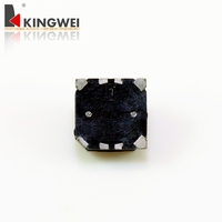 Kingwei KSM8025C36 Buzzer magnétique actif SMD 3.6V 85dB 2700Hz 8x8x2.5mm Petite taille pour soudure à refusion Alarmes/Sirènes/Médical/Automobile