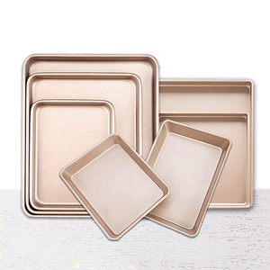 Hộ gia đình đồ nấu nướng bakeware thép carbon không dính nướng khay nướng tấm Chảo tấm <span class=keywords><strong>Cookie</strong></span> tấm bữa ăn tối nướng món ăn - Product Image 3