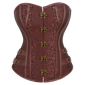 Corsetto Sexy con ricamo a catena con corsetto Steampunk floreale in Lingerie gotica da donna corsetto <span class=keywords><strong>taglie</strong></span> <span class=keywords><strong>forti</strong></span> - Product Image 4