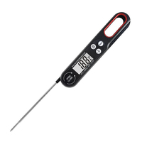 Termometer memasak Digital, pengukur suhu dapur portabel untuk makanan dengan Probe lipat TP101