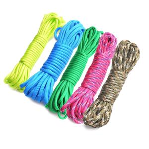 Naylon 4mm ucuz 550 siyah paraşüt 7 Strand örgü hayatta kalma paraşüt kordonu halat bilezik için