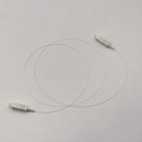 Cordon de raccordement en fibre optique transparente 1m SC UPC OS2 monomode pour équipement de télécommunications